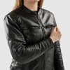 REBELHORN KURTKA SKÓRZANA  HUNTER II LADY BLACK