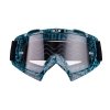 Gogle iMX Racing Mud Graphic Blue/Black Szyb Clear