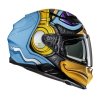 HJC KASK INTEGRALNY F71 MONKEY DJ BLUE/ORANGE
