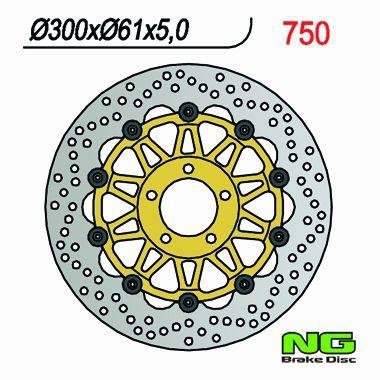 NG TARCZA HAMULCA PRZÓD KAWASAKI ZX6R NG750 - Tarcze
