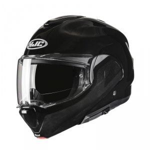 HJC KASK SYSTEMOWY F100 SOLID METAL BLACK
