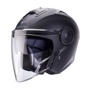 CABERG KASK OTWARTY Z BLENDĄ MODEL SOHO CZARNY MAT