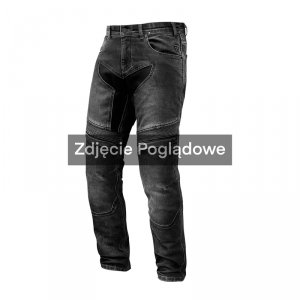 Jeansy motocyklowe Rebelhorn Eagle 4 Black Regular Fit