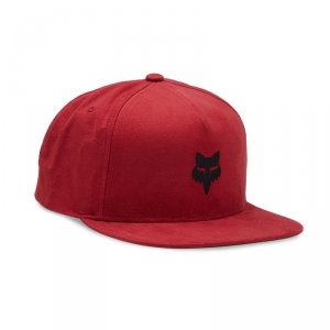 FOX CZAPKA Z DASZKIEM HEAD SNAPBACK FLAME RED