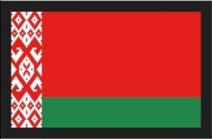 REBELHORN ODZNAKA NA RZEP FLAGA BIAŁORUSI RED/GREN