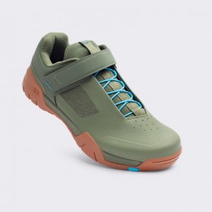 Buty Crankbrothers Mallet E Speedlace Green Blue - Gum Outsole