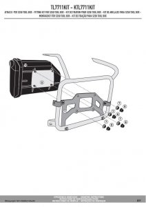 KAPPA KTL7711KIT MOCOWANIE SKRZYNKI NARZĘDZIOWEJ KS250