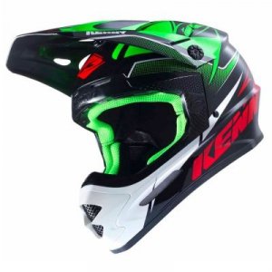 KENNY KASK OFF-ROAD TRACK GREEN/BLACK/RED