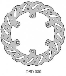 DELTA BRAKING ONL_DBD030G TARCZA HAM PRZÓD YAMAHA