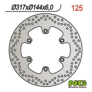 NG125 TARCZA HAMULCOWA PRZÓD HONDA NTV 650, VF 750