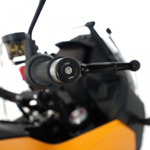 Końcówki Kierownicy RG Racing Moto Guzzi Stelvio 24- / V7 Stone 21- Black