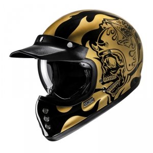 HJC KASK INTEGRALNY  V60 FLAME BLACK/GOLD