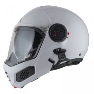 Kask Motocyklowy Nzi Minimod Duo Pearl White