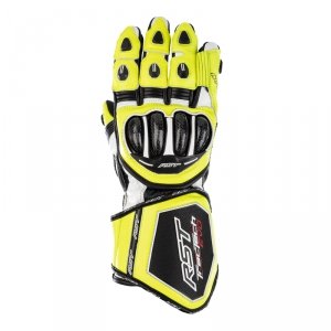 Rękawice motocyklowe RST Tractech Evo 4 Neon Yellow Black Black