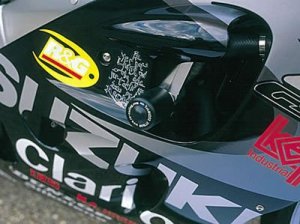 Crashpady Classic RG Racing Suzuki Gsxr 600/750 96- 99 Srad Black