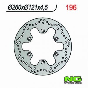 NG196 TARCZA HAMULCOWA SUZUKI AN 250/400 (98-02) (260x121x4,5)