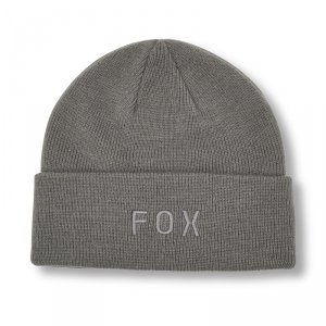 FOX CZAPKA ZIMOWA WORDMARK BEANIE PEWTER OS