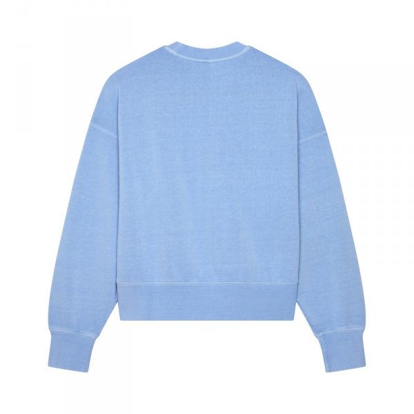 FOX BLUZA LADY WORDMARK OVERSIZED FLEECE CRE BLUE