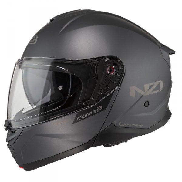 Kask Motocyklowy NZI Combi 3 Duo Antracite Matt