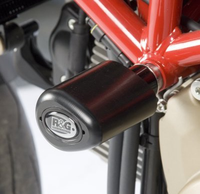 Crashpady Aero RG Racing Ducati Streetfighter 1098 & Hypermotard 796/1100 Evo Black