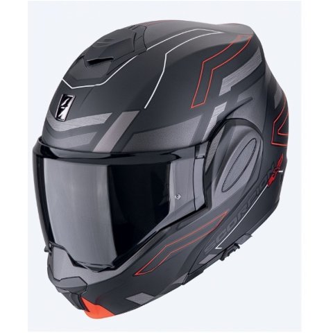 SCORPION KASK SZCZĘK EXO-TECH EVO CONQUER BK-RED
