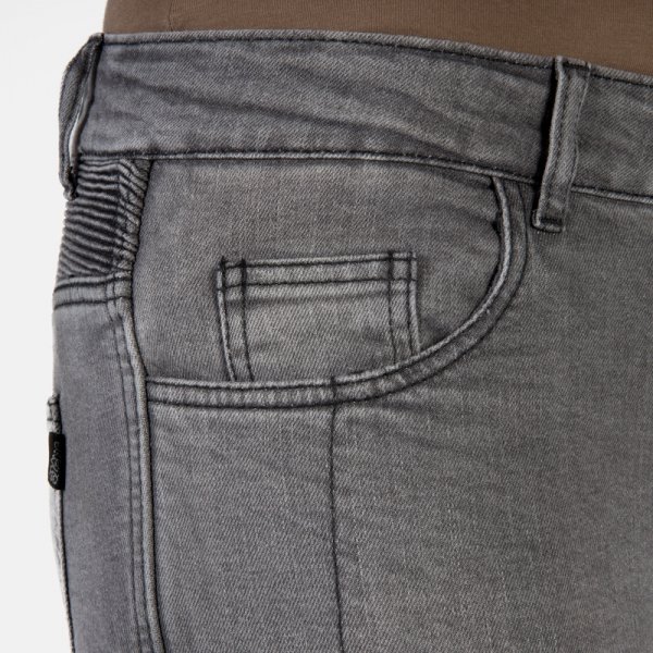 OZONE SPODNIE MOTOCYKLOWE JEANS ROXY LADY WA BLACK