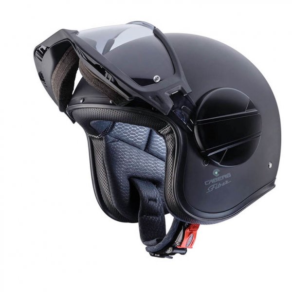 CABERG KASK OTWARTY JET  GHOST X KOLOR CZARNY MAT