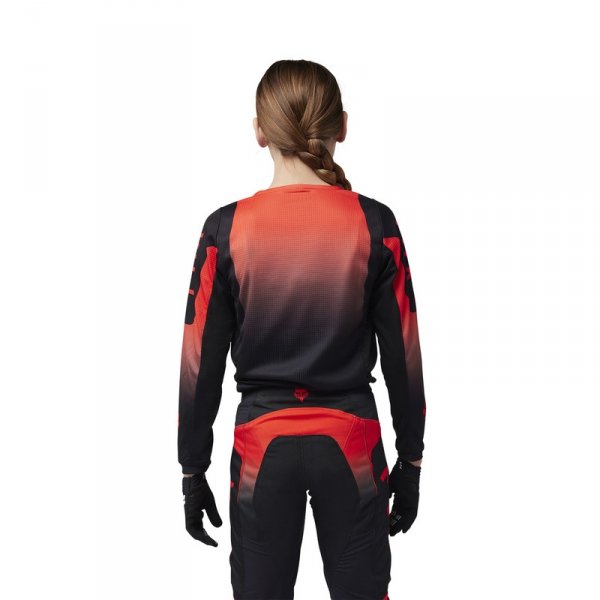 FOX BLUZA OFF-ROAD JUNIOR 180 LEAN FLUORESCENT RED