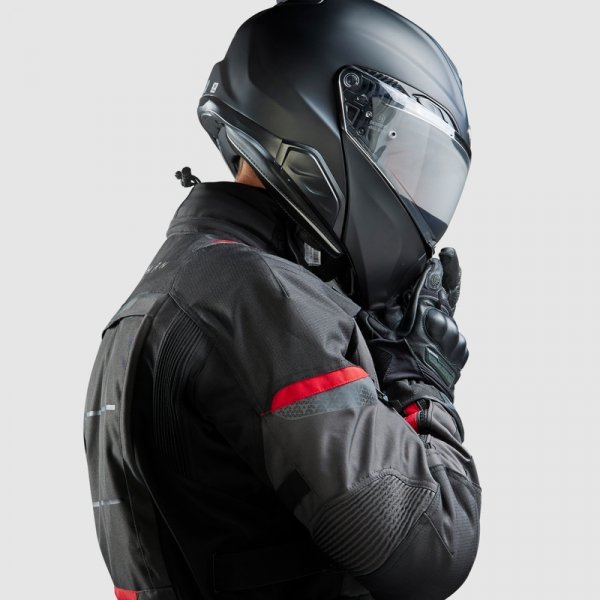 REBELHORN KURTKA TEKSTYLNA CUBBY V BLACK/ANTHR/RED