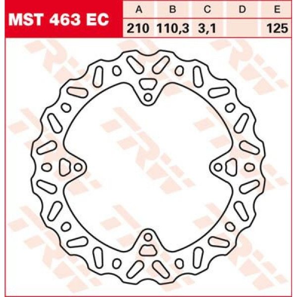 TRW Tarcza hamulcowa TRW MST463EC KTM FREERIDE 350