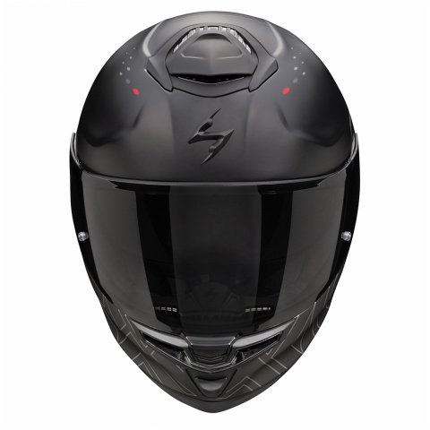 SCORPION KASK EXO-GT SP TECHLANE MAT BLACK-GRE-RED
