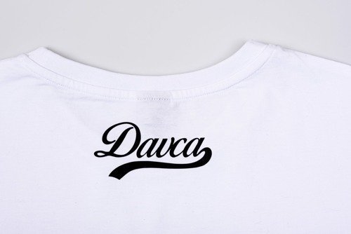DAVCA T-shirt cards white