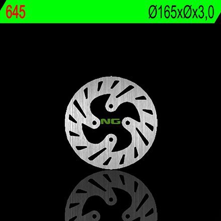 NG645 TARCZA HAMULCOWA BETA REV 3 125/200/250/270 '03-'08 (165X3) (4X10,5MM)