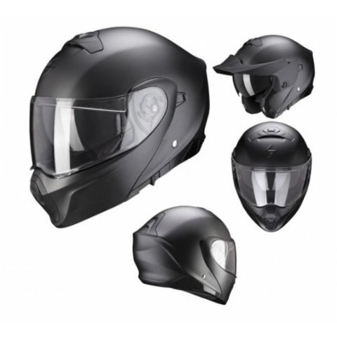 SCORPION KASK SZCZĘKOWY EXO-930  MATT PEARL BLACK