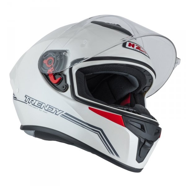Kask Motocyklowy NZI Trendy Stream Solid Nouveau White