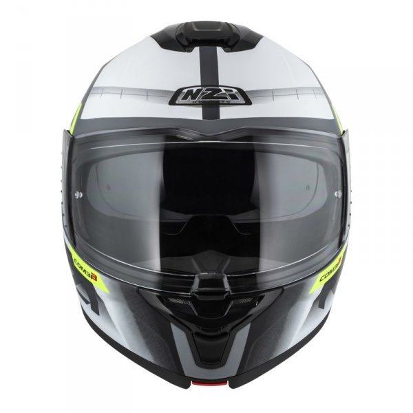 Kask Motocyklowy NZI Combi 3 Duo Metric Nardo Grey White Matt