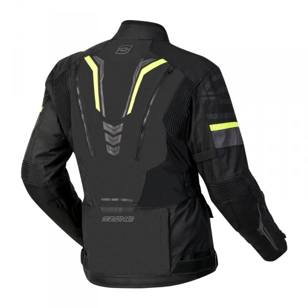 OZONE KURTKA TEKSTYLNA TOUR III BLACK/FLUO YELLOW
