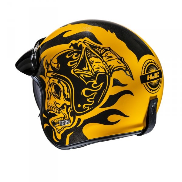 HJC KASK OTWARTY V31 FLAME YELLOW/BLACK