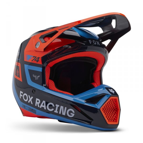 FOX  KASK OFF-ROAD V1 RACE SPEC MIDNIGHT