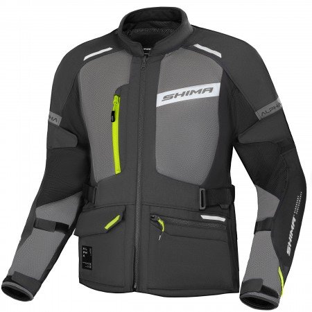 SHIMA  KURTKA MOTOCYKLOWA  ALPHA MEN JKT FLUO