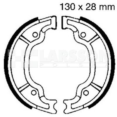 Szczęki hamulcowe komplet EBC 527 4200459 Yamaha XVS 125, MBK YN 100