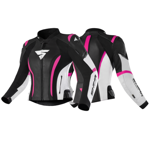 SHIMA KURTKA  MOTO LADY MIURA 2.0 JKT PINK FLUO