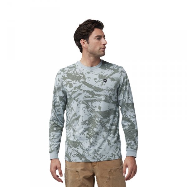 FOX BLUZA CODZIENNA GRAVEL TECH TEE GUNMETAL
