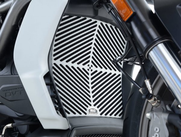 Osłona Chłodnicy RG Racing Ducati X-Diavel/X-Diavel S Silver