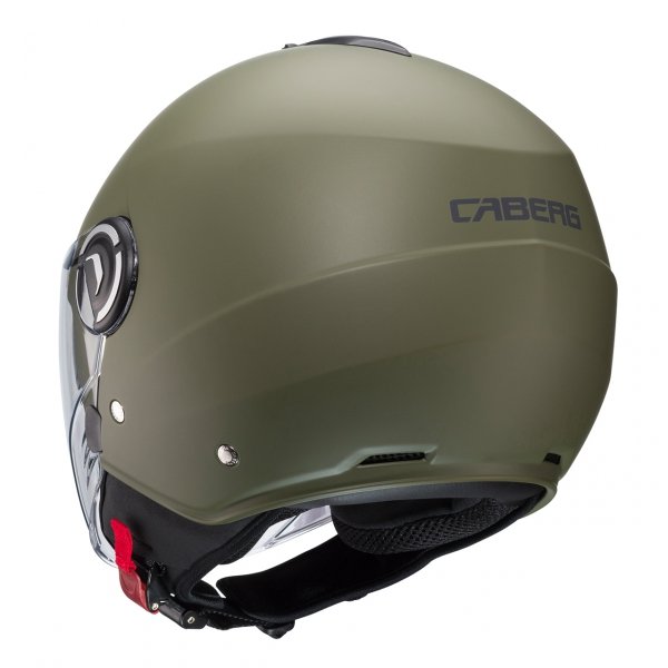CABERG KASK JET Z BLENDĄ RIVIERA V4X ZIELONY MAT