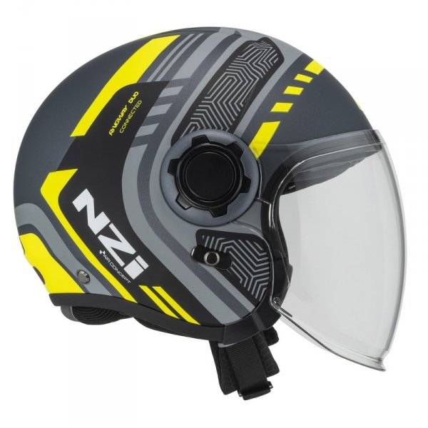 Kask Motocyklowy NZI Ringway 2 Duo Connected Antracite Grey Matt