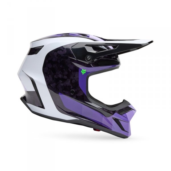 FOX KASK OFF-ROAD V3 RS GRID BLACK/PURPLE