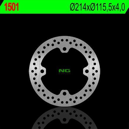 NG1501 TARCZA HAMULCOWA CAN-AM COMMANDER 800/1000 '11-'14, MAVERICK 1000 '13-'14 (241X115,5X4) (4X11,5MM)