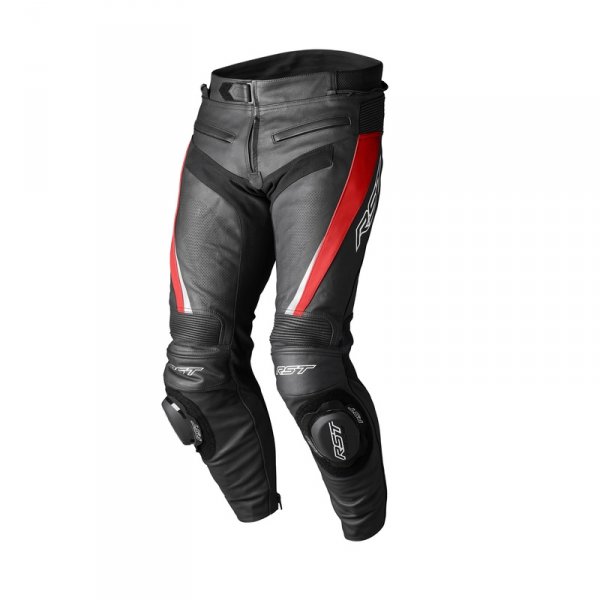 Spodnie motocyklowe Skórzane RST Tractech Evo 5 Red Black White