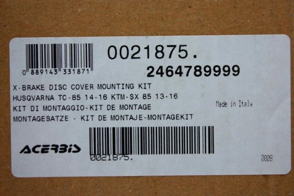 Acerbis KTM SX 85 Husqvatna TC 85 kit montażowy